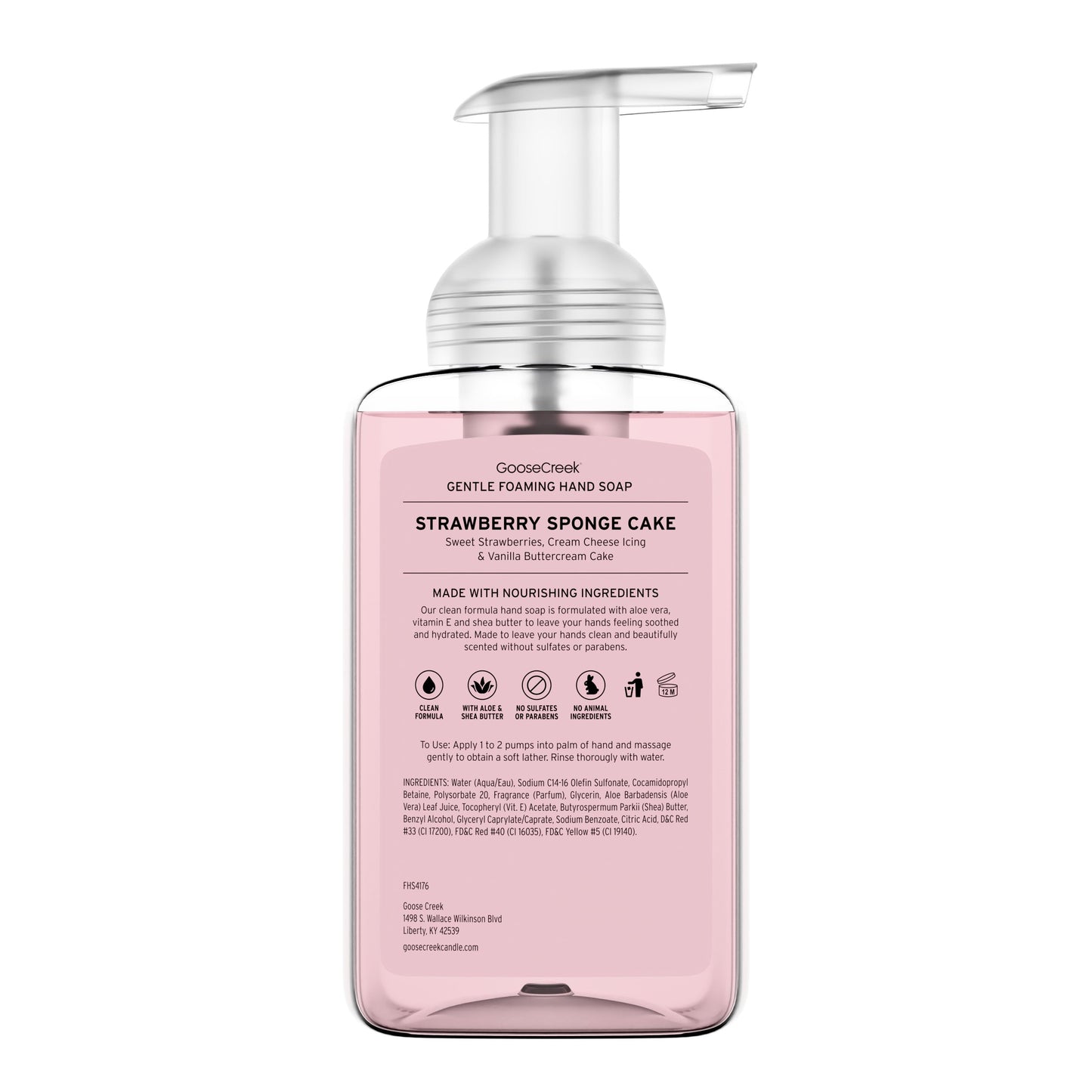 Strawberry Sponge Cake Foaming Hand Soap