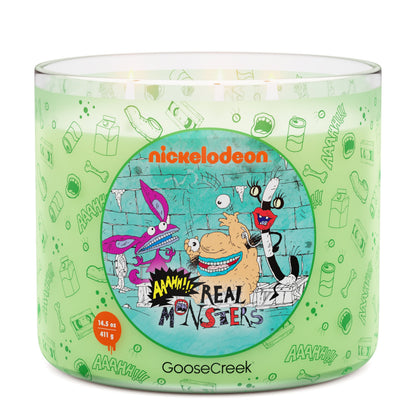 Aaahh!! Real Monsters Nickelodeon 3-Wick Candle