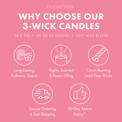 Bake Shop Pastries 3-Wick Candle