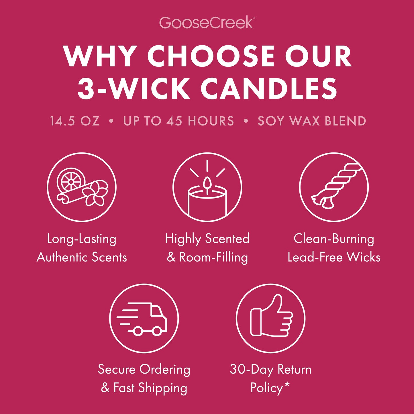 Black Cherry 3-Wick Candle