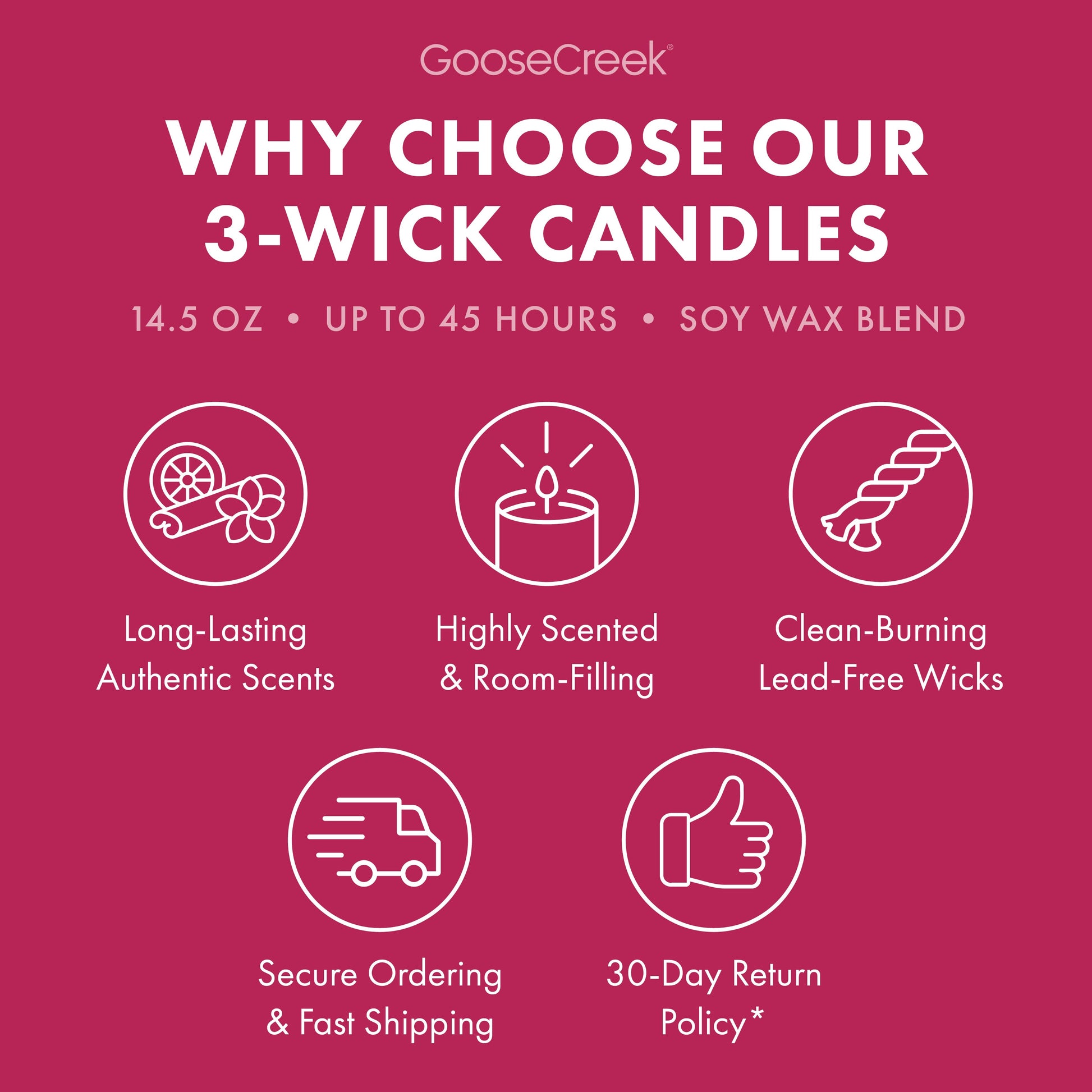 Black Cherry 3-Wick Candle