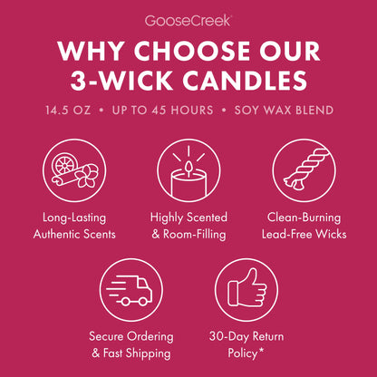 Black Cherry 3-Wick Candle