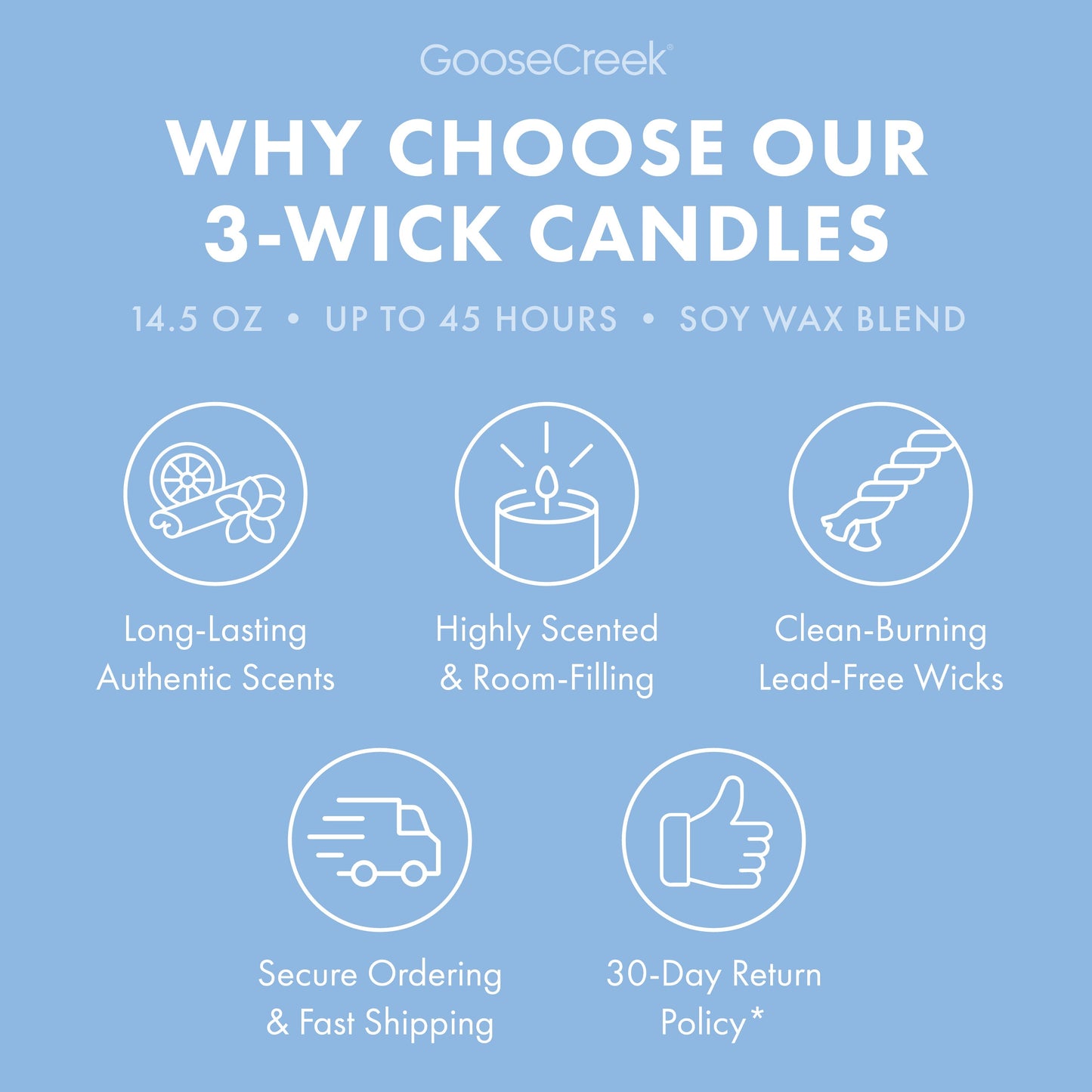 Blueberry Cheesecake 3-Wick Candle