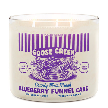 Blueberry Funnel Cake 3-Wick Candle