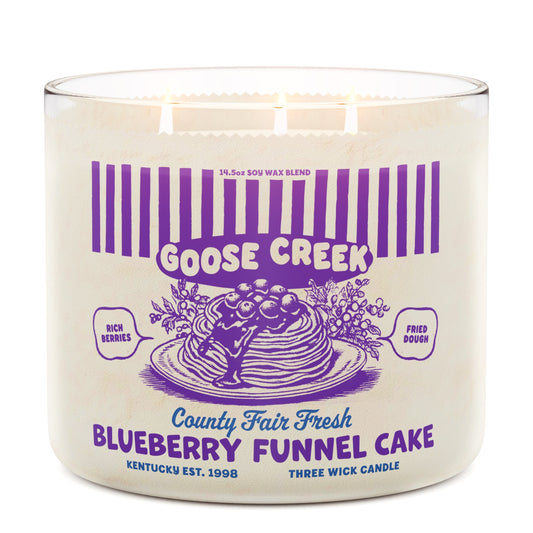 Blueberry Funnel Cake 3-Wick Candle