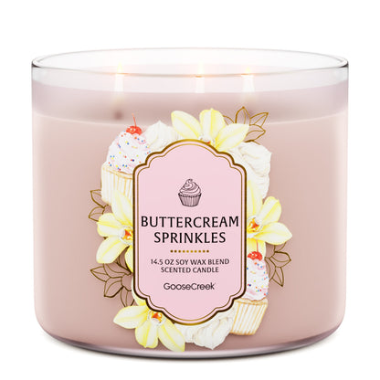 Buttercream Sprinkles 3-Wick Candle