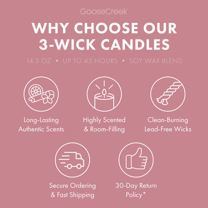 Champagne Bubbles 3-Wick Candle