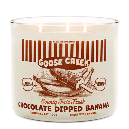 Chocolate Dipped Banana 3-Wick Candle