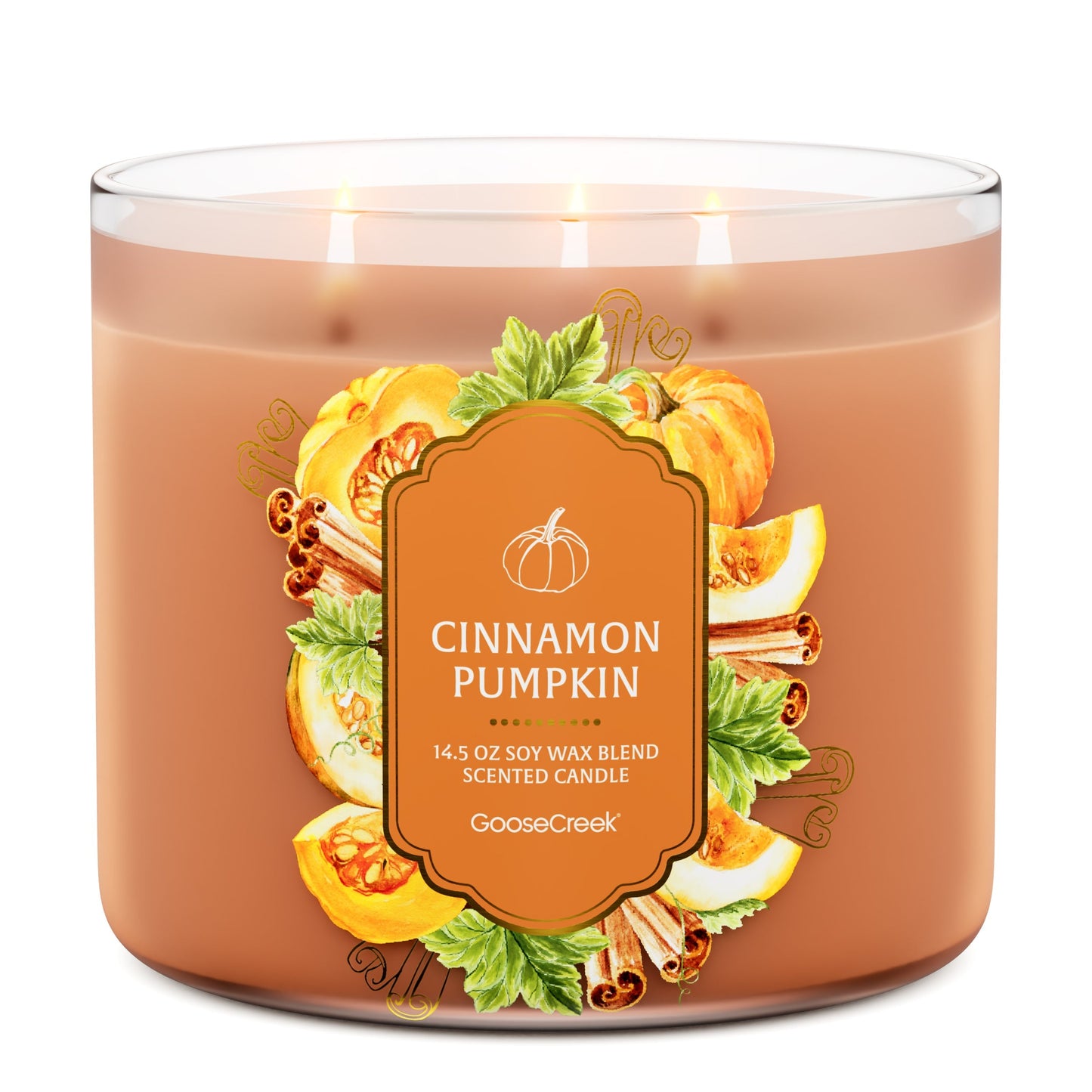 Cinnamon Pumpkin 3-Wick Candle