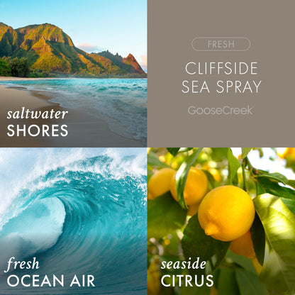 Cliffside Sea Spray Odor Eliminating 3-Wick Candle