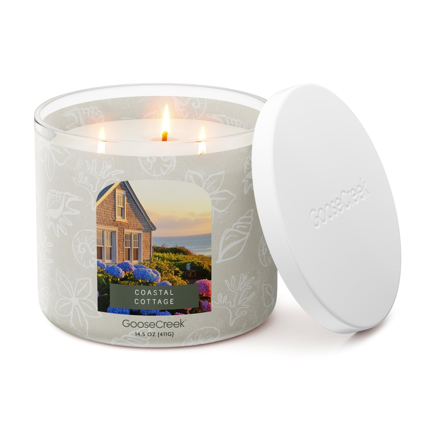 Coastal Cottage 3-Wick Candle