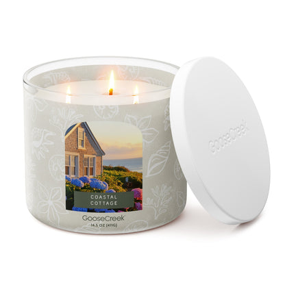 Coastal Cottage 3-Wick Candle