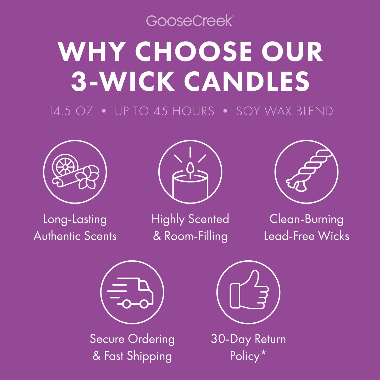 Coconut Beachwood 3-Wick Candle