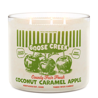 Coconut Caramel Apple 3-Wick Candle