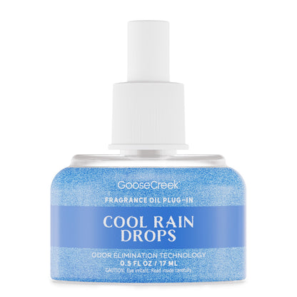Cool Rain Drops Odor Eliminating Plug-in Refill