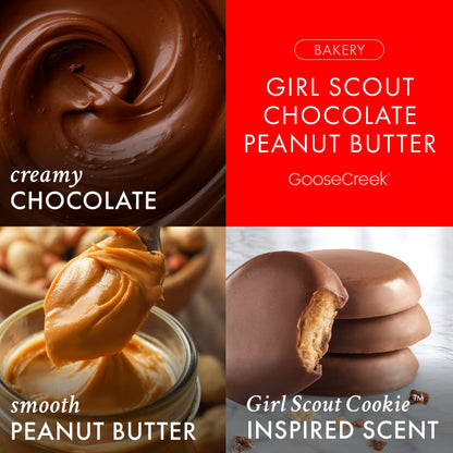 Girl Scout Chocolate Peanut Butter 3-Wick Candle