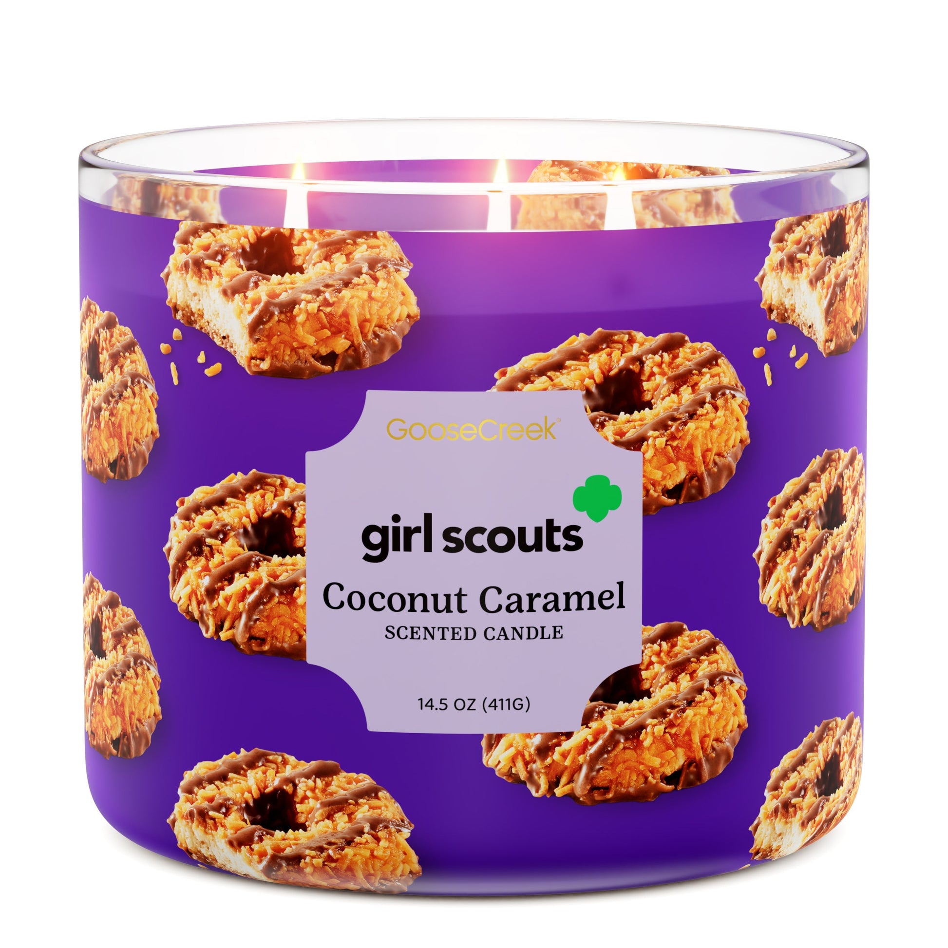 Girl Scout Coconut Caramel 3-Wick Candle