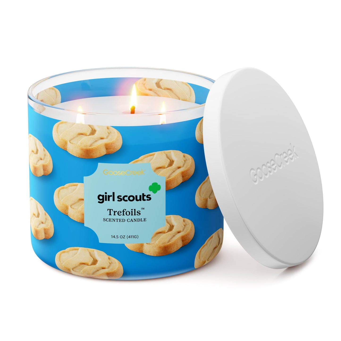 Girl Scout Trefoils™ 3-Wick Candle
