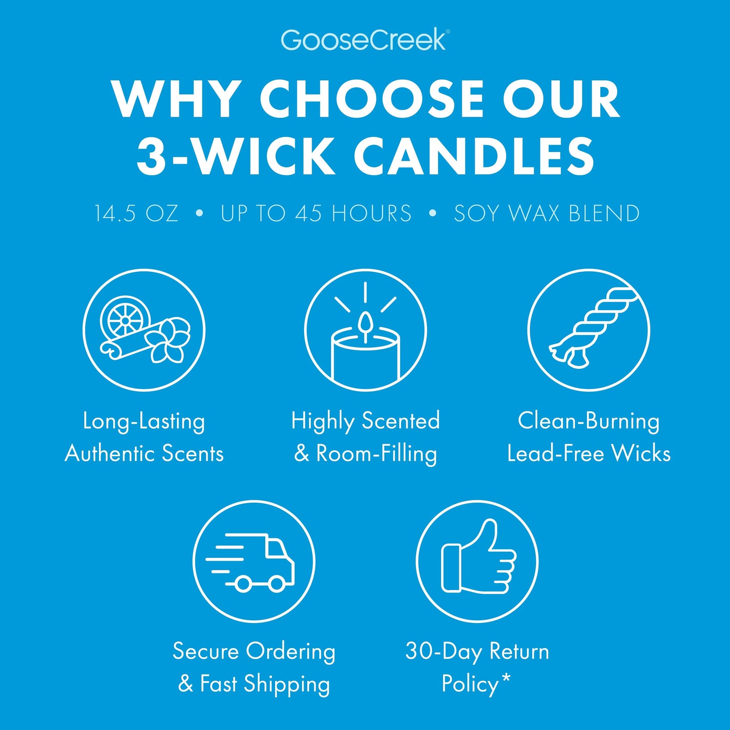 Girl Scout Trefoils™ 3-Wick Candle