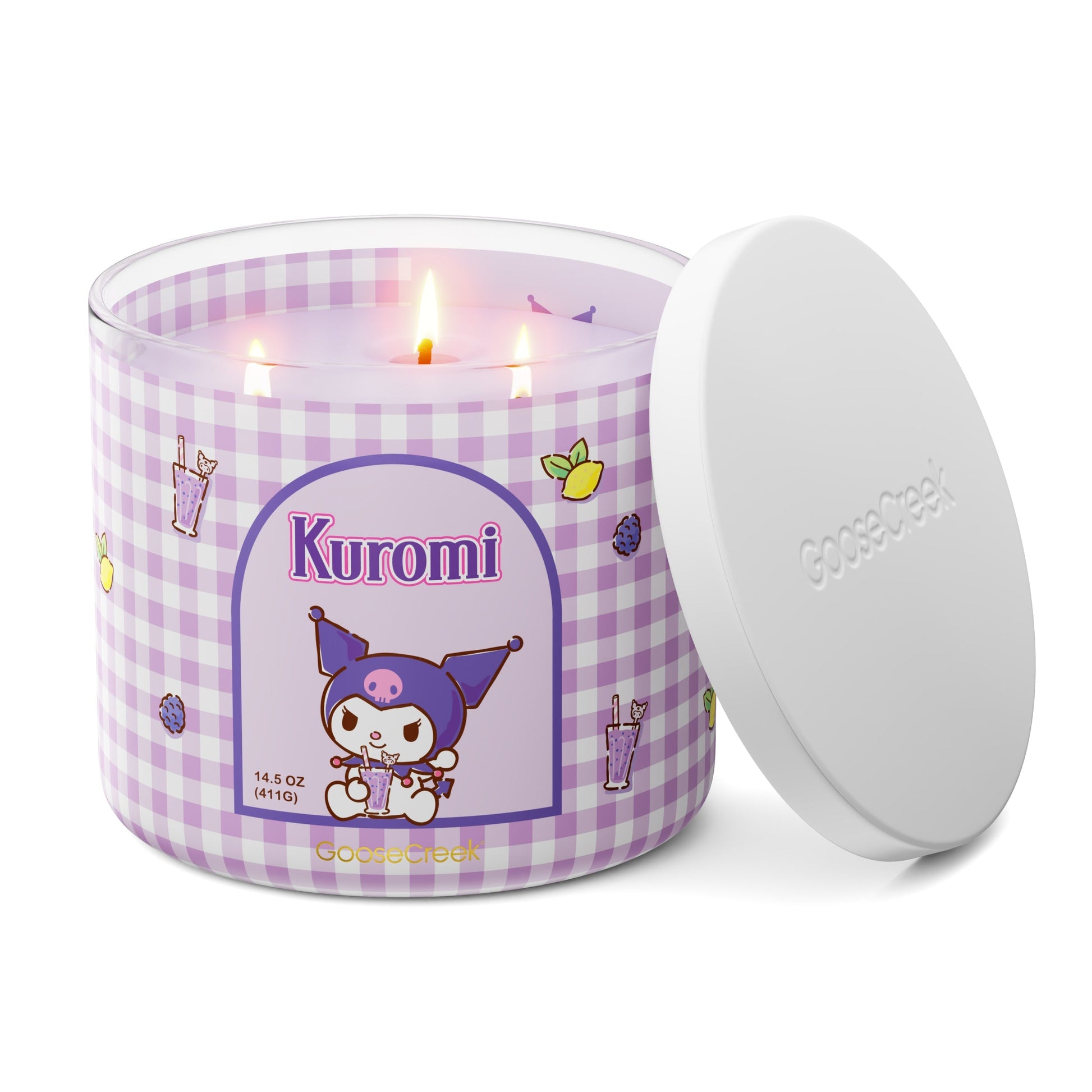 Kuromi Hello Kitty 3-Wick Candle
