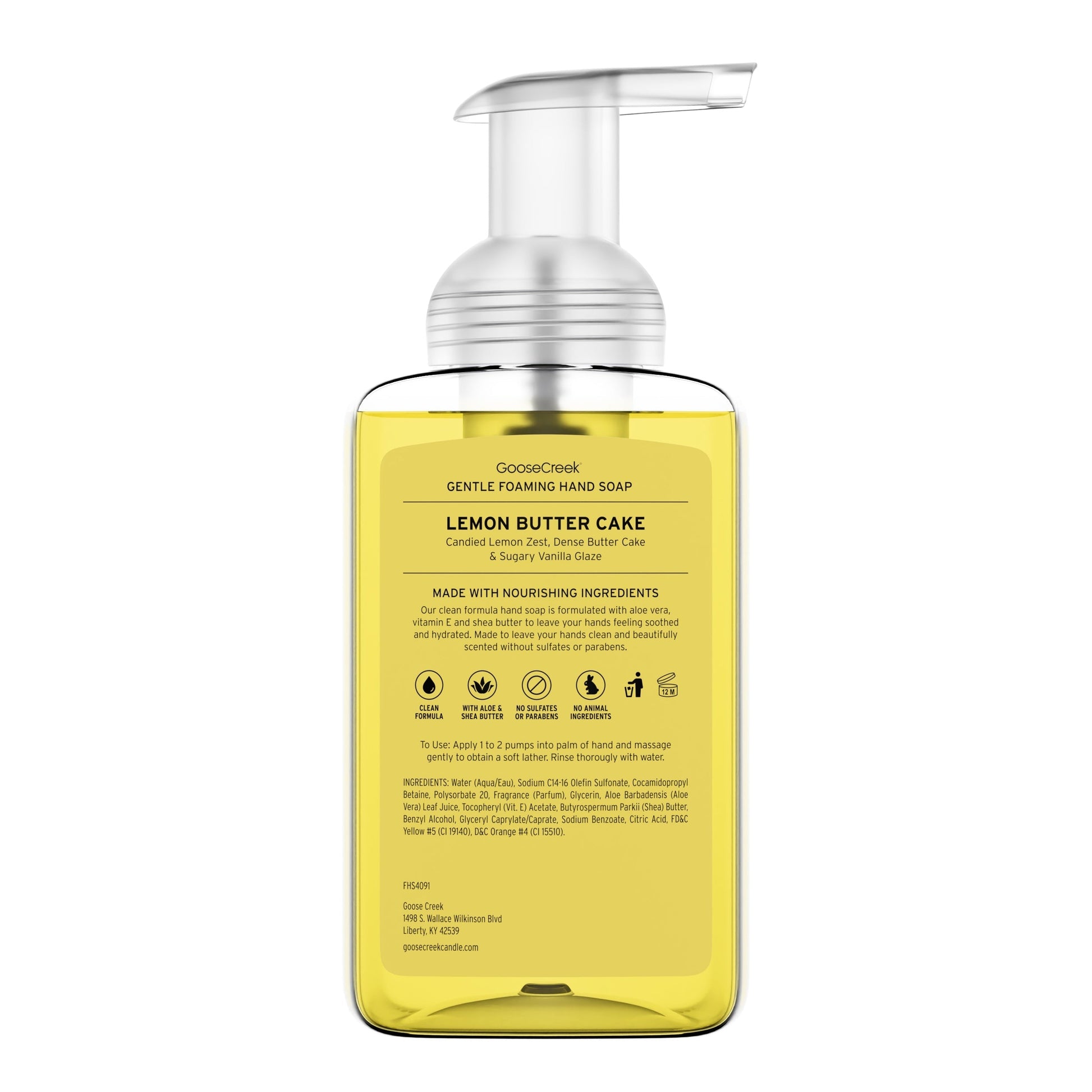 Lemon Butter Cake Lush Foaming Hand Soap