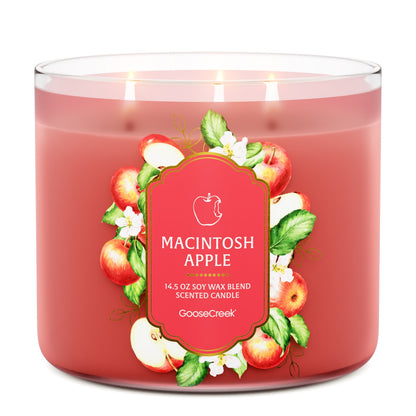 Macintosh Apple 3-Wick Candle