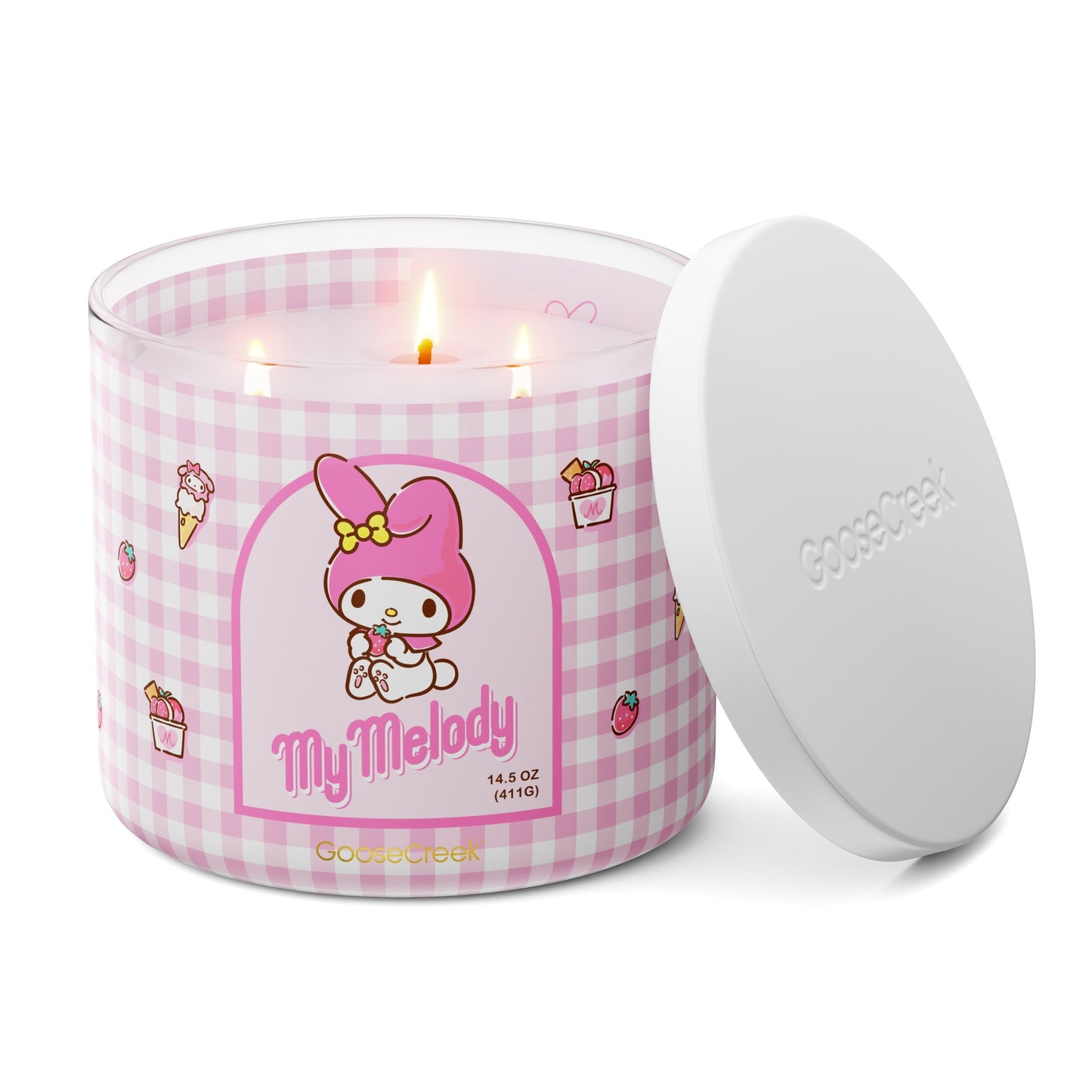 My Melody Hello Kitty 3-Wick Candle