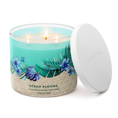 Ocean Blooms 3-Wick Candle