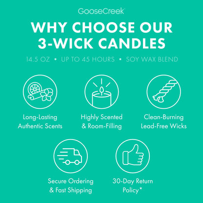 Ocean Blooms 3-Wick Candle
