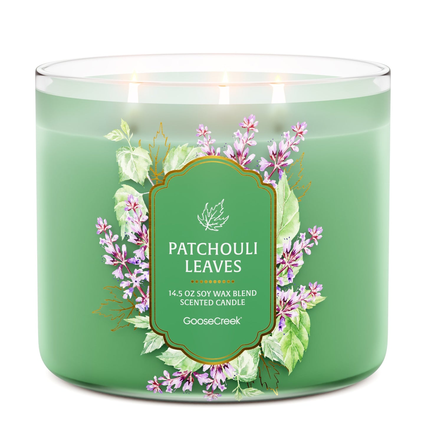 Patchouli Leaves 3-Wick Candle