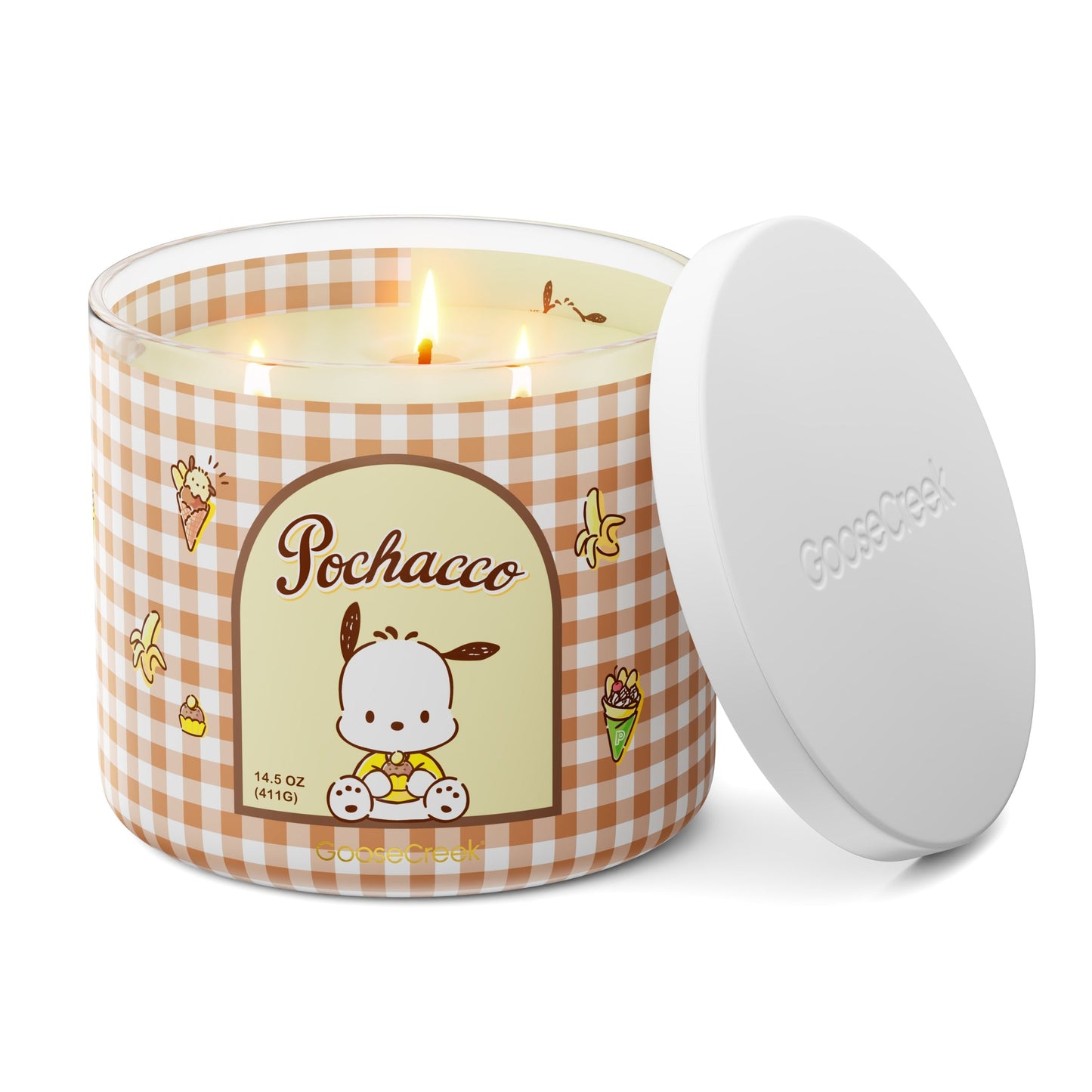 Pochacco Hello Kitty 3-Wick Candle