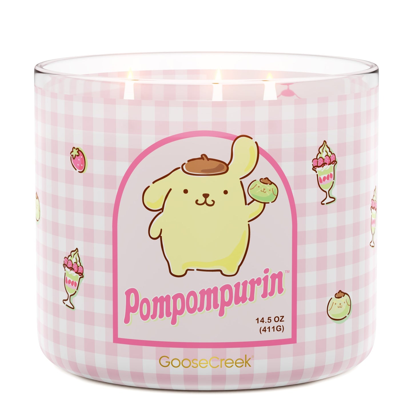 Pom Pom Purin Hello Kitty 3-Wick Candle