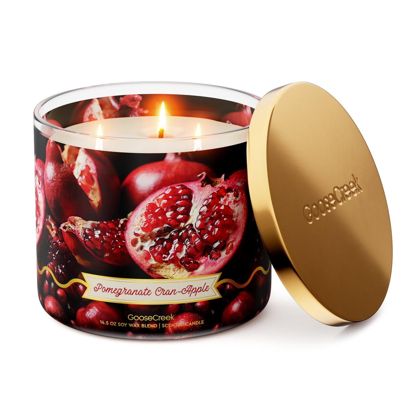 Pomegranate Cran-Apple 3-Wick Candle