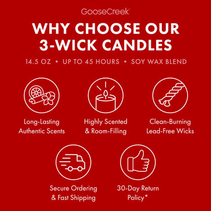 Pomegranate Cran-Apple 3-Wick Candle