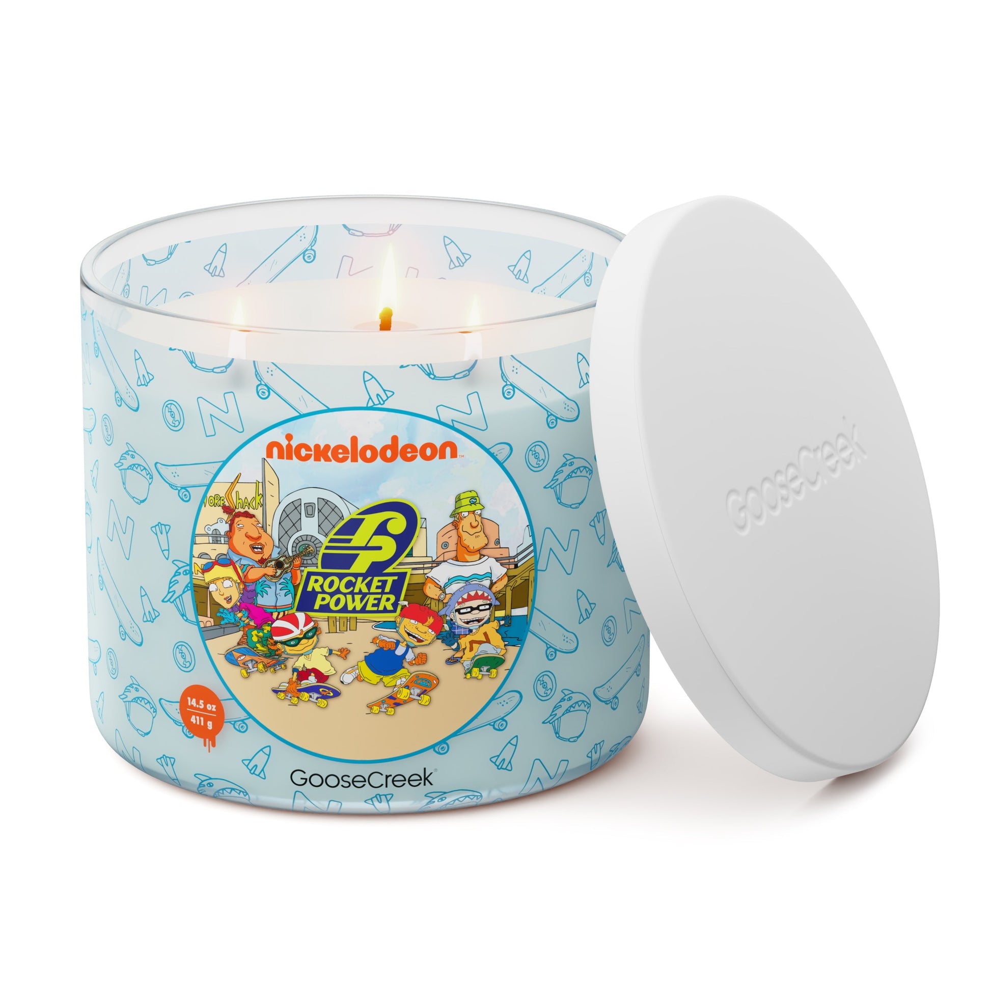 Rocket Power Nickelodeon 3-Wick Candle