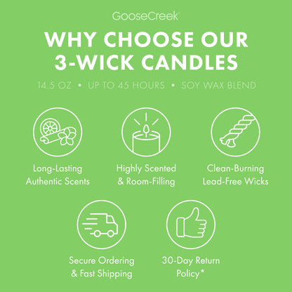 Saltwater Seagrass 3-Wick Candle