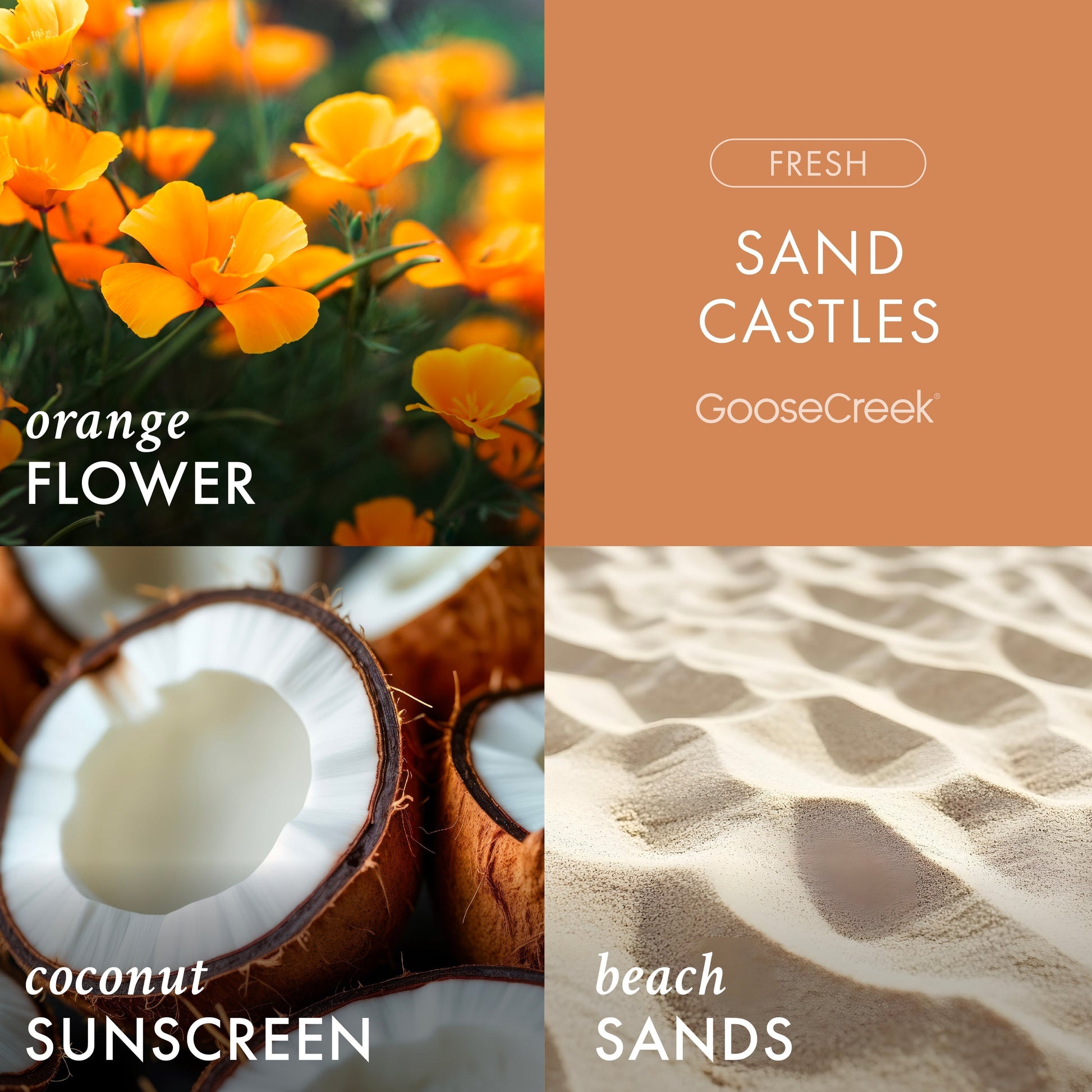 Sand Castles 3-Wick Candle