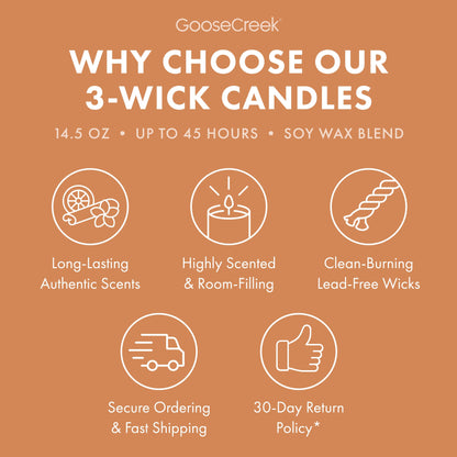 Sand Castles 3-Wick Candle