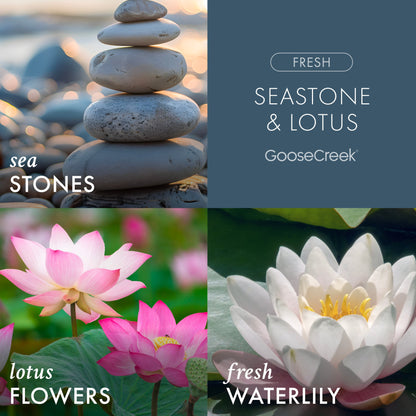 Seastone & Lotus 3-Wick Candle