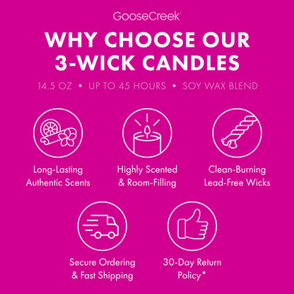 Solar Blooms 3-Wick Candle