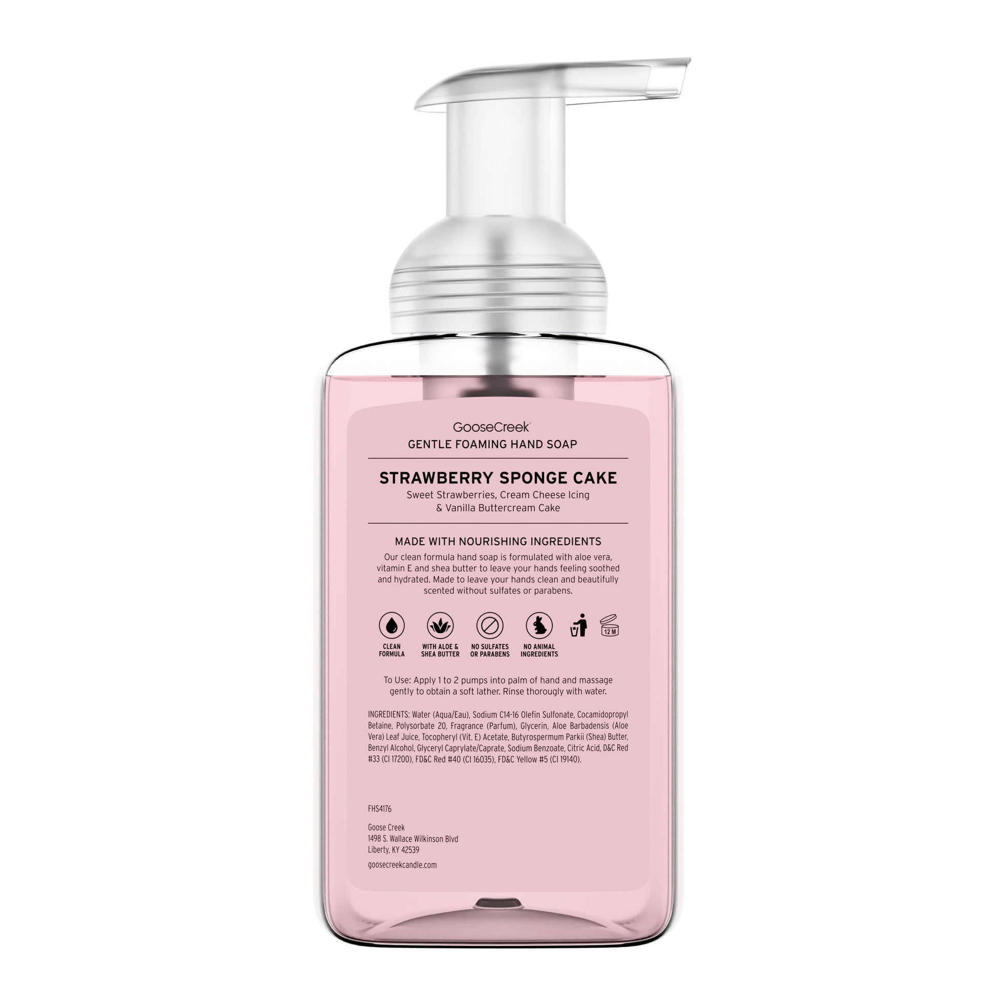 Strawberry Sponge Cake Foaming Hand Soap