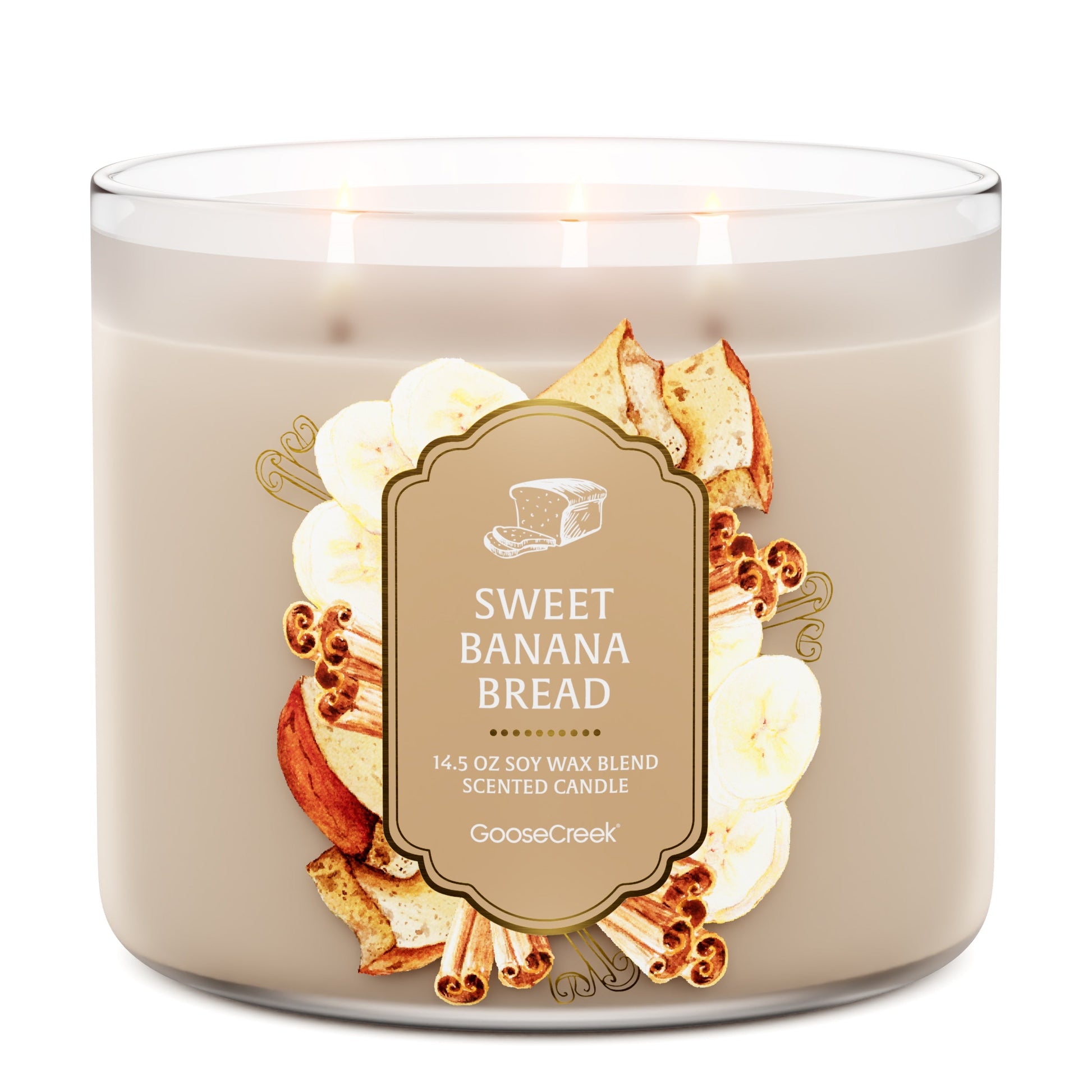 Sweet Banana Bread 3-Wick Candle