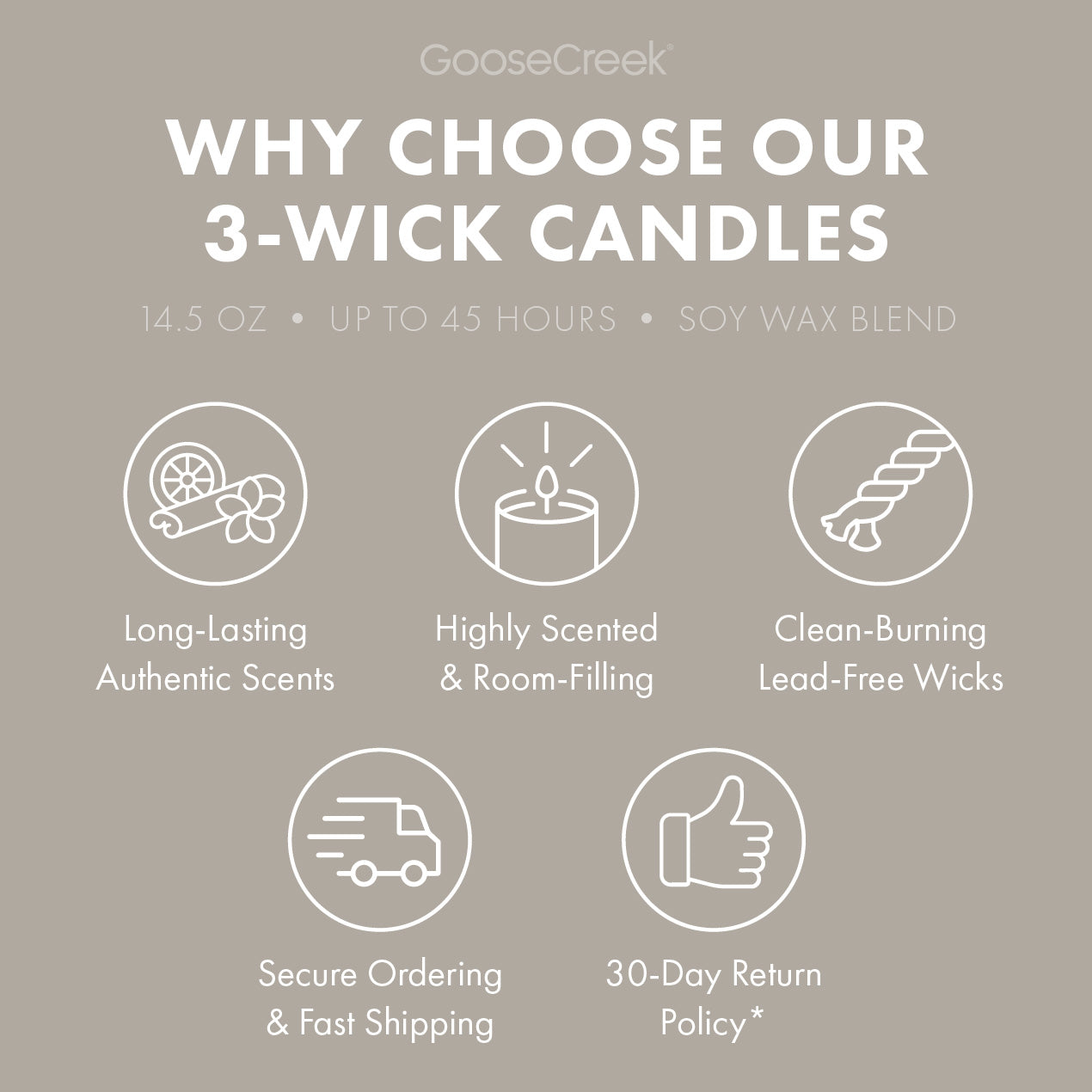 Teakwood 3-Wick Candle