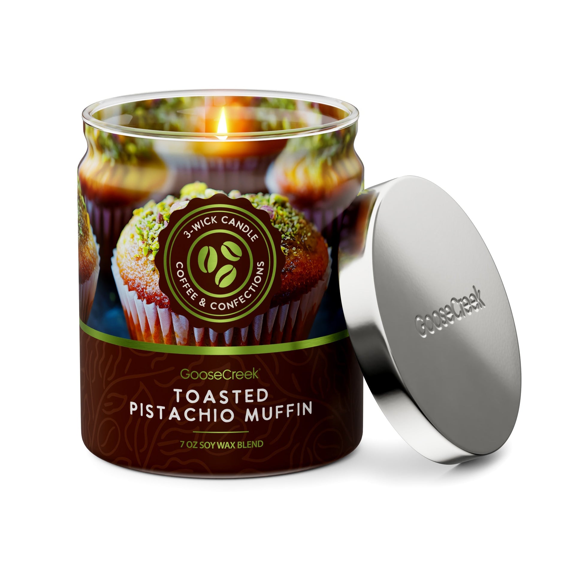 Toasted Pistachio Muffin 7oz Single Wick Candle